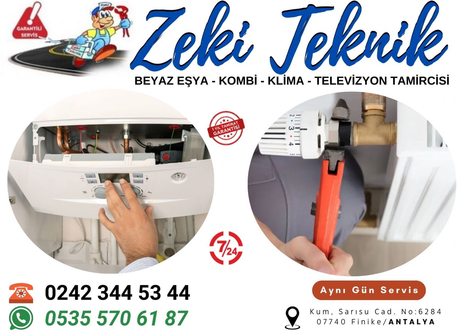 Finike Kombi Bakımı Petek Temizleme